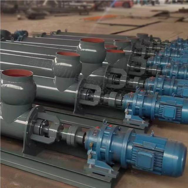 Powder screw feeder pipe screw scale conveyor single pipe screw scale rotary scale screw scale screw batching machine screw body rotary metering