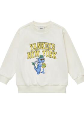 MLB卫衣 纽约洋基队龙年限定系列 SS24 字母卡通时尚印花圆领长袖