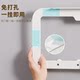Door rear hook without punching door back type coat hook storage rack bedroom bathroom traceless storage rack door hanging rack