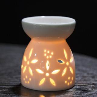 Aromatherapy lamp essential oil lamp bedroom candle home creative essential oil aromatherapy silent ceramic incense burner humidifying aromatherapy furnace