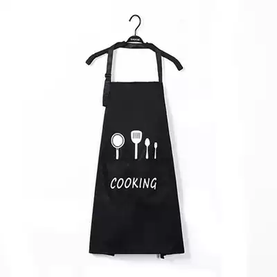 Aprons men's and women's waterproof coat new Nordic style apron Princess knife and fork simple men's and women's white waterproof and oil-proof