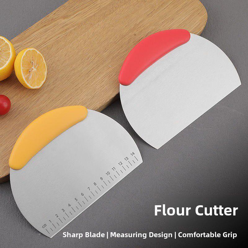 Stainless Steel Cutting Tool for Home Use, Food-Grade Scraper, Dough Scraper, Baking Scraper, Panel-Specific Tool, Silicone Cutter Stainless Steel Cutting Tool for Home Use, Food-Grade Scraper, Dough Scraper, Baking Scraper, Panel-Specific Tool, Silicone Cutter