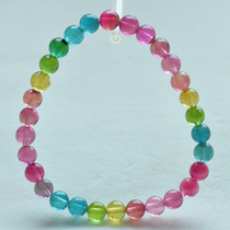 Бразилия Natural Rainbow Color Label Xi Chain Women Beads 6 mm Weight 10 10 5 gr Candy Color