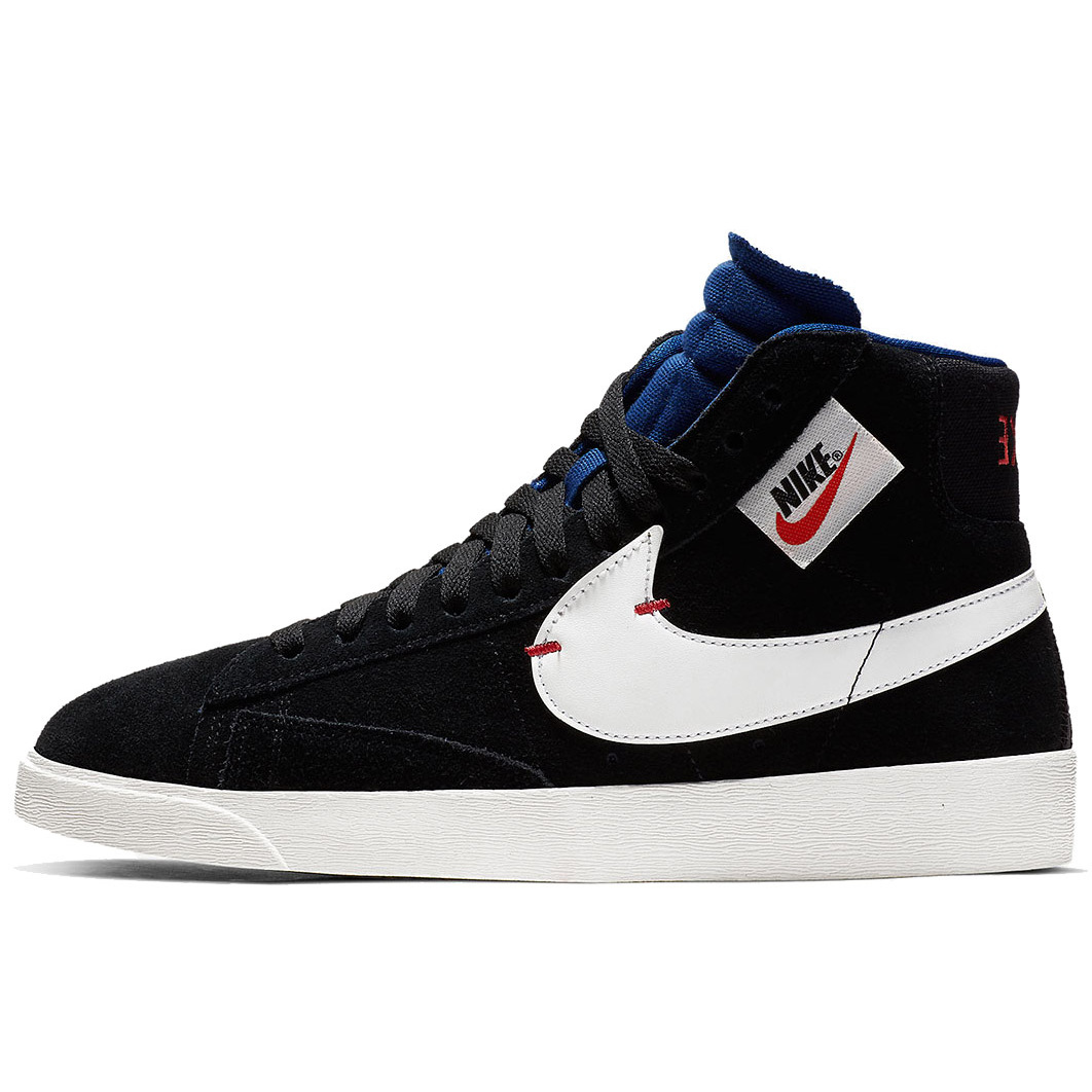 Nike Blazer Rebel 中帮 板鞋 女款 黑