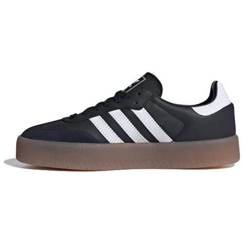 adidas originals SAMBAE 柔软舒适 低帮 板鞋 女款 黑白
