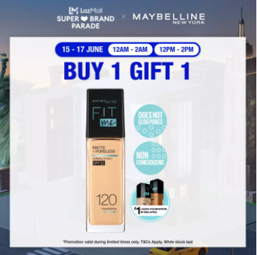 Maybelline Fit Me Matte + Poreless Liquid Foundation