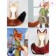 Beast suit full set of Zootopia Nick Fox suit ear headband real fox tail cos comic exhibition props