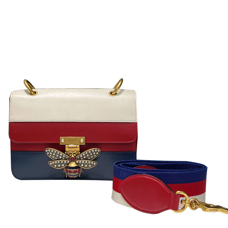 【 70% off Instant Purchase 】95% New Gucci Queen Margaret Women's Color-Block Shoulder Crossbody Bag