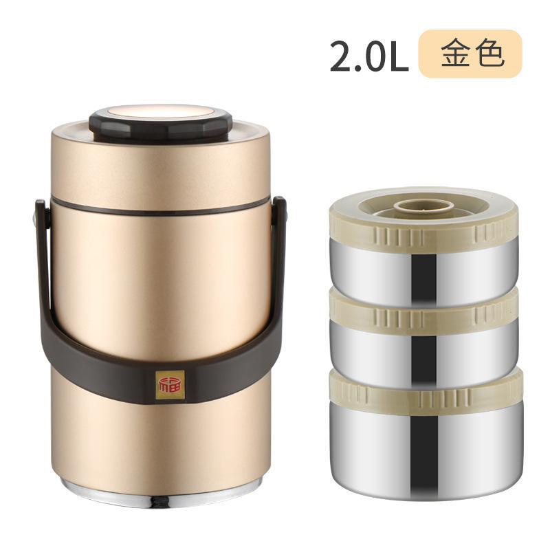 Vacuum Anti-Spill Portable Pot, Convenient Vacuum Thermal Insulation Pot, Portable for Men and Women, Reinforced and Thickened Lunch Box for Adults, Suitable for Work