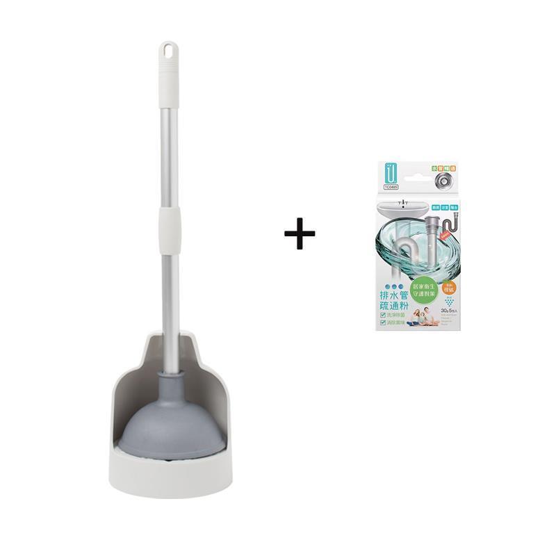 Powerful Drain Unclogging Tool with Suction, Plunger, and Base for Unclogging Toilets and Drains