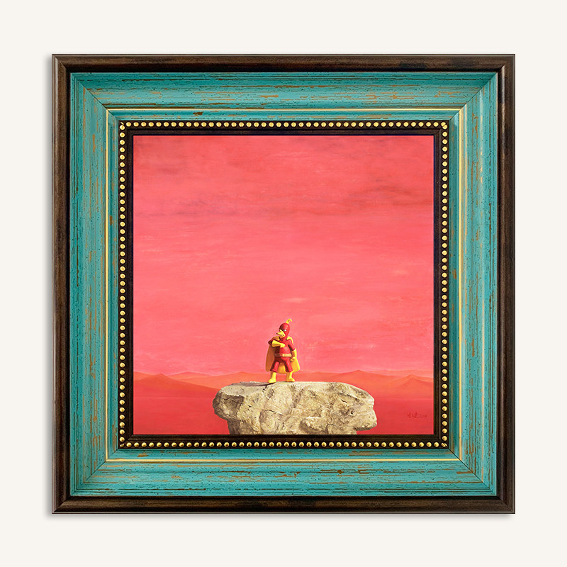 Limited-time direct purchase (with a framed) (pro-pen signature section) Zhang Jian (red river mountain) limited edition painting-Taobao