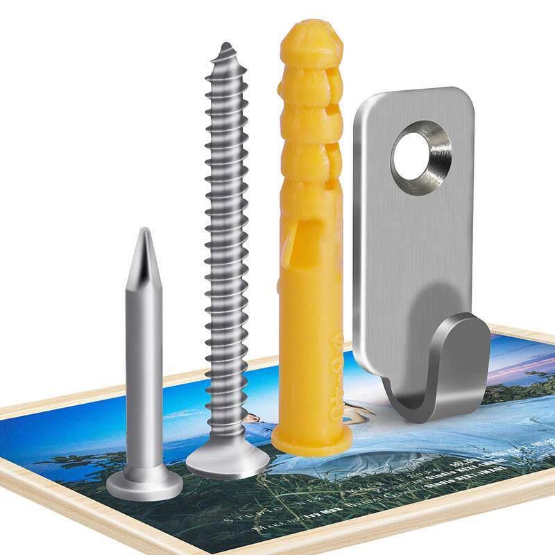 Cement Wall Load-Bearing Wall Hanging Wedding Photo Metal Hook Steel Nail Expansion Tube Screw Large Photo Bracket Oil Painting Xu Ping Cement Wall Load-Bearing Wall Hanging Wedding Photo Metal Hook Steel Nail Expansion Tube Screw Large Photo Bracket Oil Painting Xu Ping