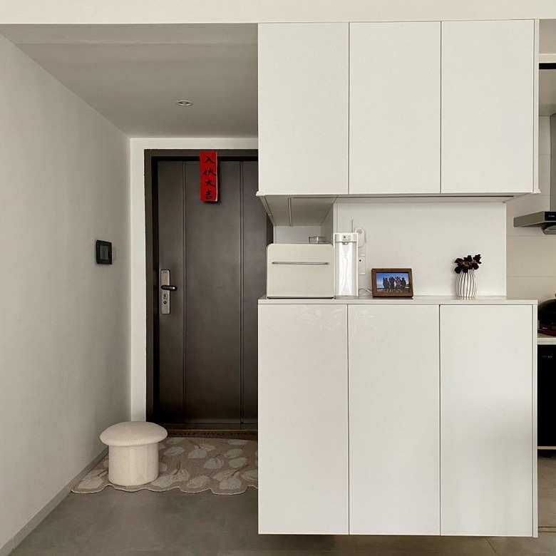 Double-layer coffee rack, cabinet, glass cup, storage cup, dust-proof countertop, water bar, tea set, dining table