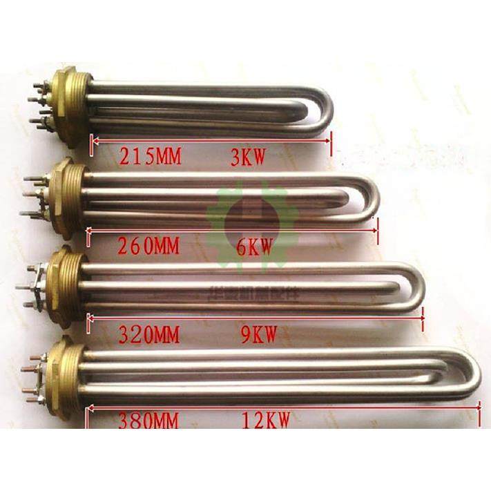 Mold Temperature Machine Heating Tube Electric Heating Tube Thermal Oil Water Oil Temperature Machine Boiler Heating Tube 2 Inch 1.5 Inch 6 9Kw