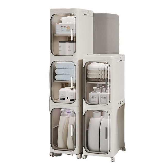 Folding clip-on storage rack kitchen debris narrow slot storage cabinet narrow bathroom bathroom refrigerator bedroom side cabinet