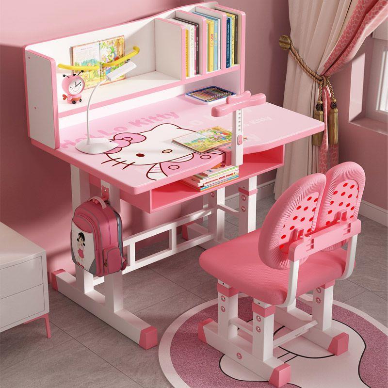 3Y study table children's desk simple home desk primary school students homework table and chair set children can lift and write