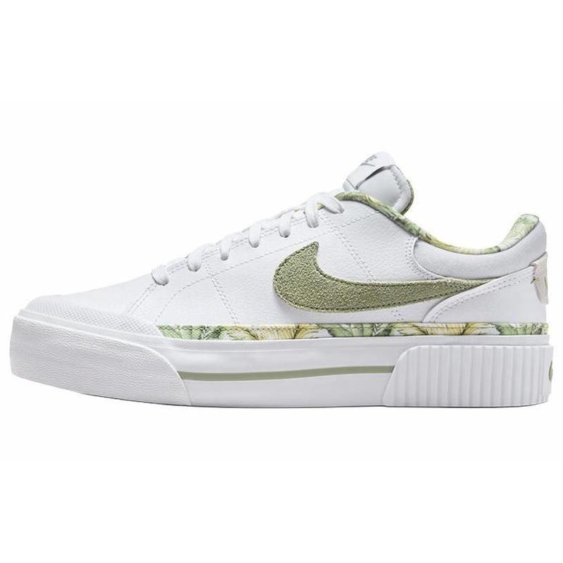 Nike Court Legacy 低帮 板鞋 女款 白色