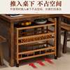 Special Kitchen Storage Rack for Hot Pot Restaurants, Used to Place Vegetable Trays and Dishes, Commercial Trolley for Restaurants, Barbecue Food Rack