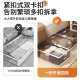 Under-bed storage box household gurney under bed sorting box wardrobe compression bag storage box drawer plastic storage box