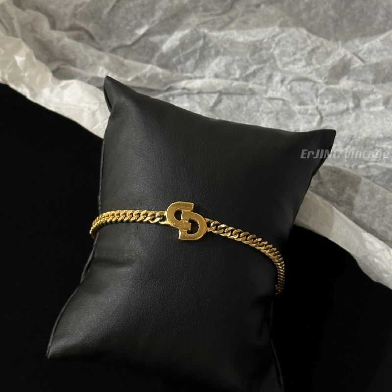 [98 New] Dior Classic Cd Buckle Gold Bracelet Simple and Fashionable Women's Style