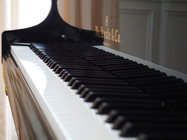 a piano key