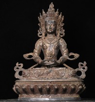 K Antique fine copper casting Tara statue home decoration QW82530
