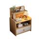 Bedside Table with Simple Modern Solid Wood Legs, Small Storage Cabinet for Bedroom, 2025 New Model Bedside Shelf
