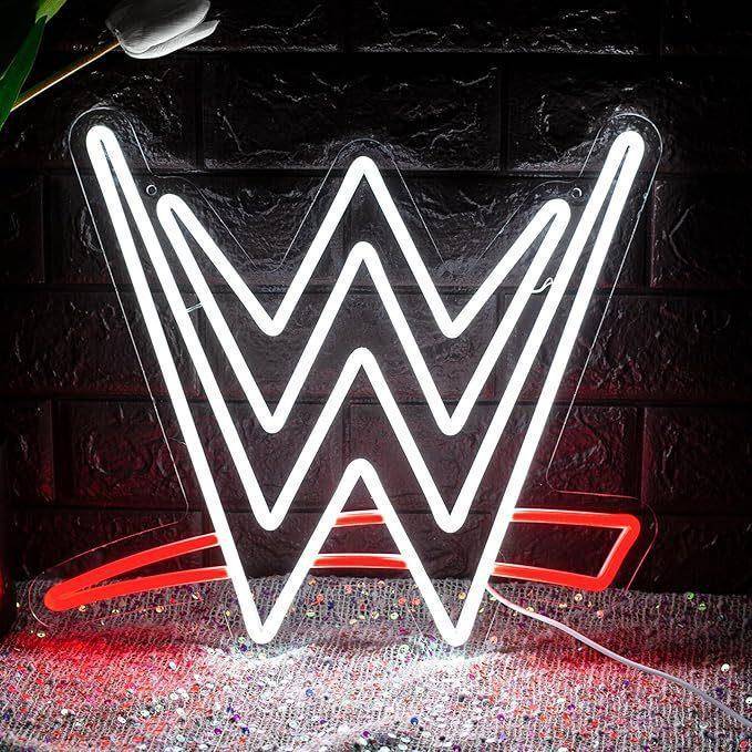 Wwe Neon Light Boxing Gloves Ufc Luminous Light Fighting Sports Acrylic Flexible Light Sign