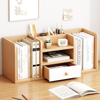 Desk bookshelf simple home desk storage rack student dormitory desktop storage rack office storage cabinet