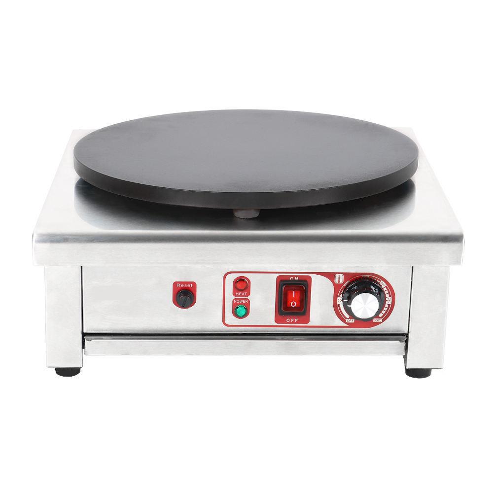 Factory direct selling price Western kitchen commercial pancake stove tabletop pancake fruit electromechanical pancake pan hand-caught pancake crepe
