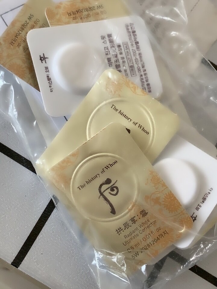 30片韩国Whoo后拱辰享雪美白膏淡斑津膏玉凝光彩颜膏小样祛斑霜评价- 淘宝网
