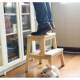 Solid Wood Step Stool, Double-Layer Step Stool, Footstool, Small Staircase Stool, Household High-Low Stool, Dual-Purpose Children's Step Chair