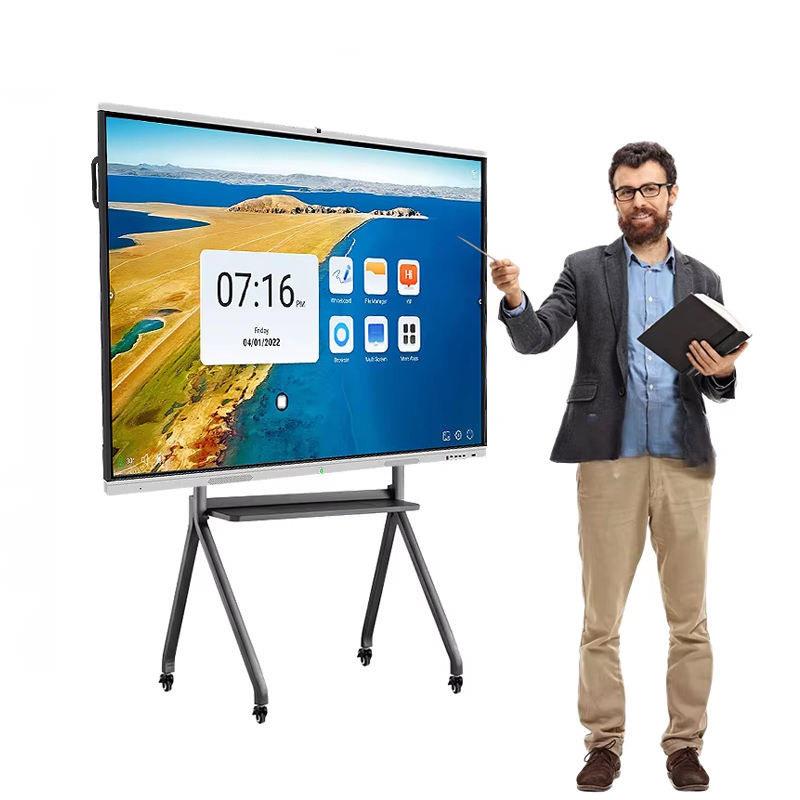 Teaching conference tablet computer all-in-one multimedia touch electronic whiteboard display 100-inch touch TV