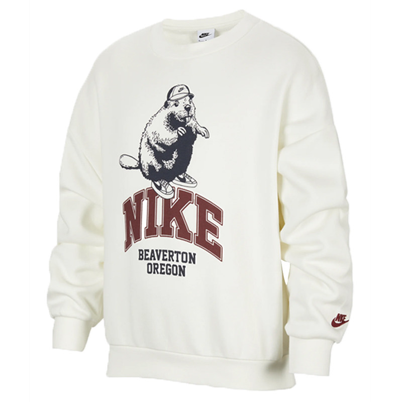 NIKE耐克大童K NSW CREW ICON RV GCEL运动套头衫HV1746-133