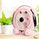 Mini fan small student dormitory bed cartoon big white small fan office desktop silent home use
