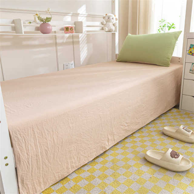 Student dormitory bunk bedding, three-piece set, wash cotton sheet, quilt cover, pillow cover, quilt cover, bedding, four-piece set