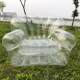 In-Stock Thickened Outdoor Camping Inflatable Sofa, Adult Lazy Inflatable Chair, Pvc Transparent Sofa Stool