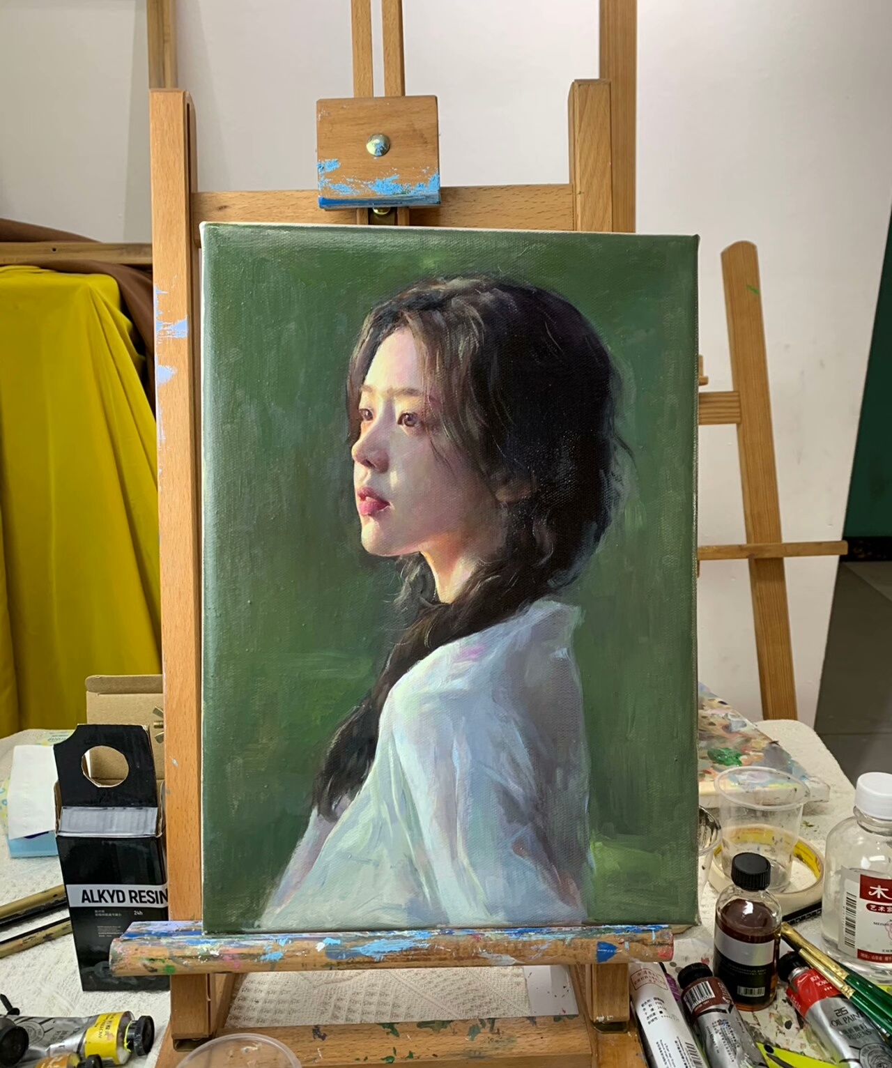 高質量油畫定製!!!手繪油畫肖像 油畫人像定製 人物風景油畫-Taobao