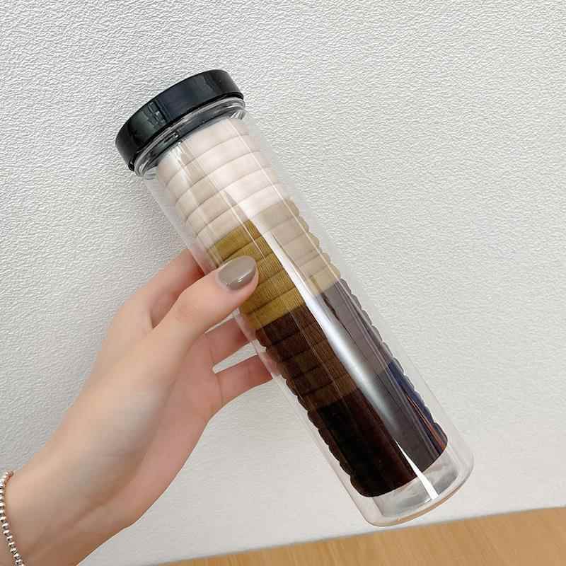 Mixed Color Towel Ring, Seamless, High Elasticity Hair Ring, Soft, Suitable for Adults, Middle School Students, Elementary School Students, Ponytail Hair Tie