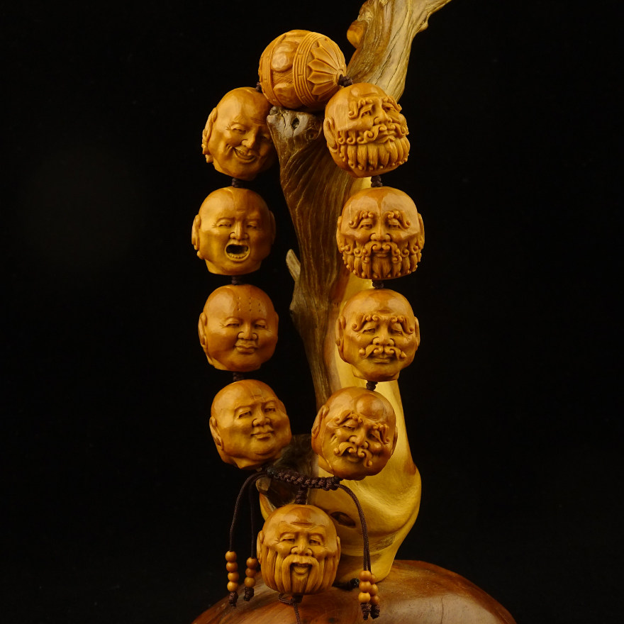 Pure hand-made hard knife must be master Yongpei's "Eighteen Arhats" Su Gong classic must be two-sided