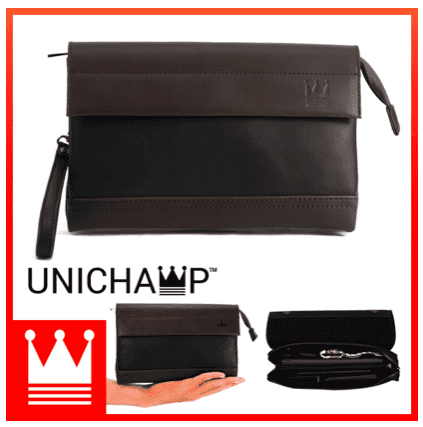 Unichamp Beg Duit Lelaki Kulit Clutch Beg Men Leather Beg Tangan Lelaki