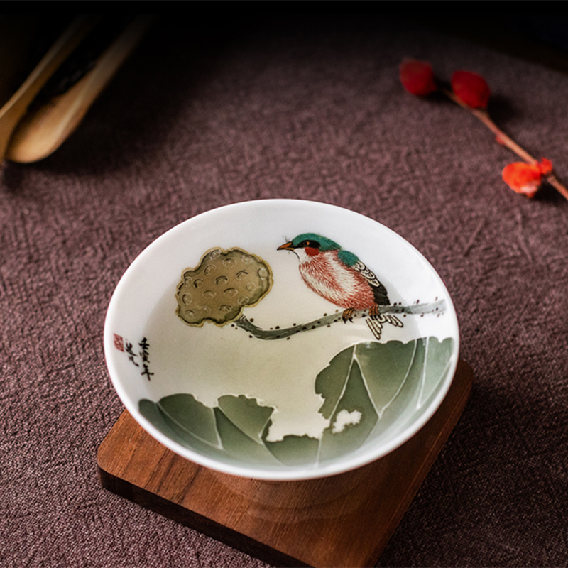 Master of the master of the master cup of tea lap master cup Kunfu tea instrument value personal cup cup cup taste for the household Yuan Yufan