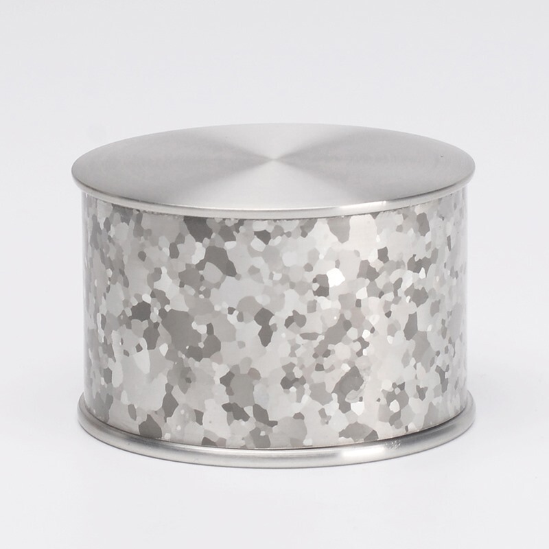 Small Tin Box, Portable Small Tea Canister, Master Craftsman Li Zisen, Pure Tin from Gejiu, Yunnan