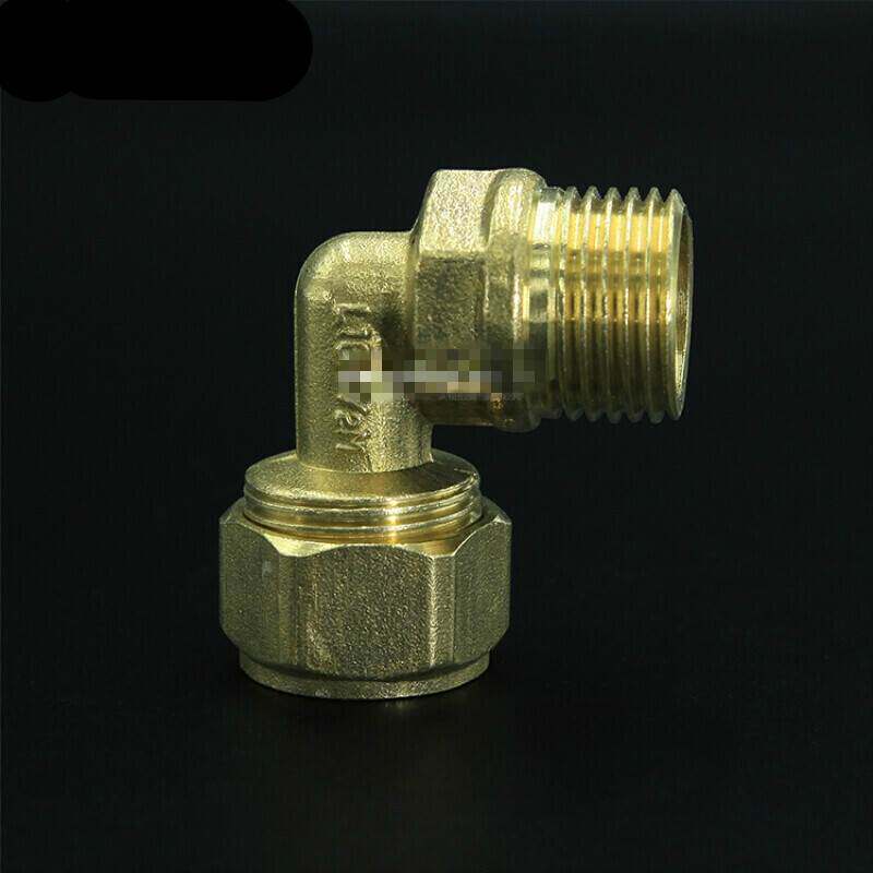 External wire elbow 40% Solar water pipe connector 1620 aluminium plastic pipe fitting buckle type copper connector z L25