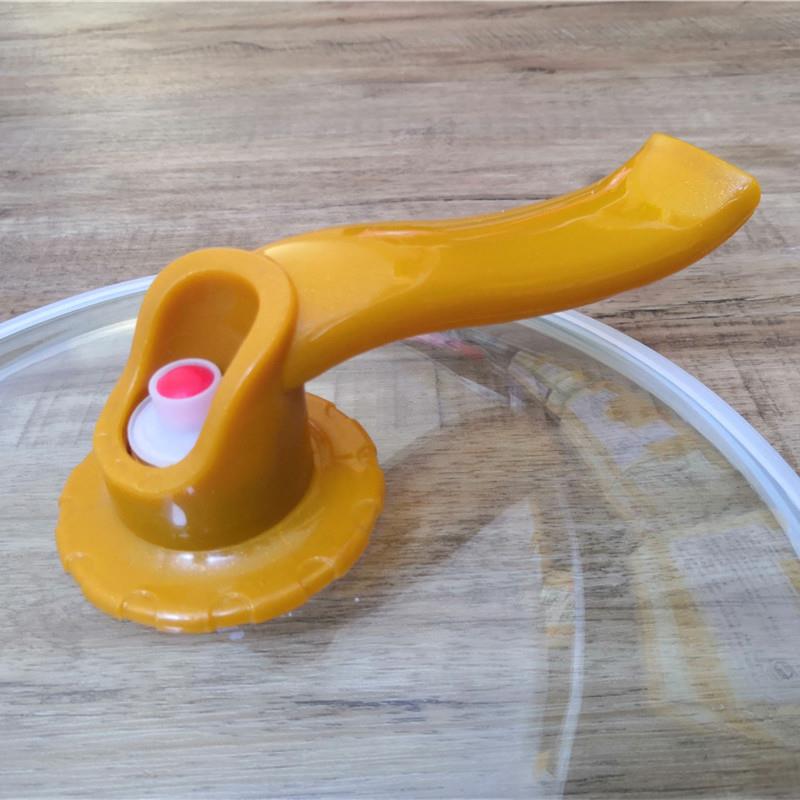 Micro-Pressure Vacuum Pot Lid with Standable Handle, Pressure Valve, Sealing Ring, Stew Pot Lid, Tempered Glass Lid Accessories, Universal Micro-Pressure Vacuum Pot Lid with Standable Handle, Pressure Valve, Sealing Ring, Stew Pot Lid, Tempered Glass Lid Accessories, Universal