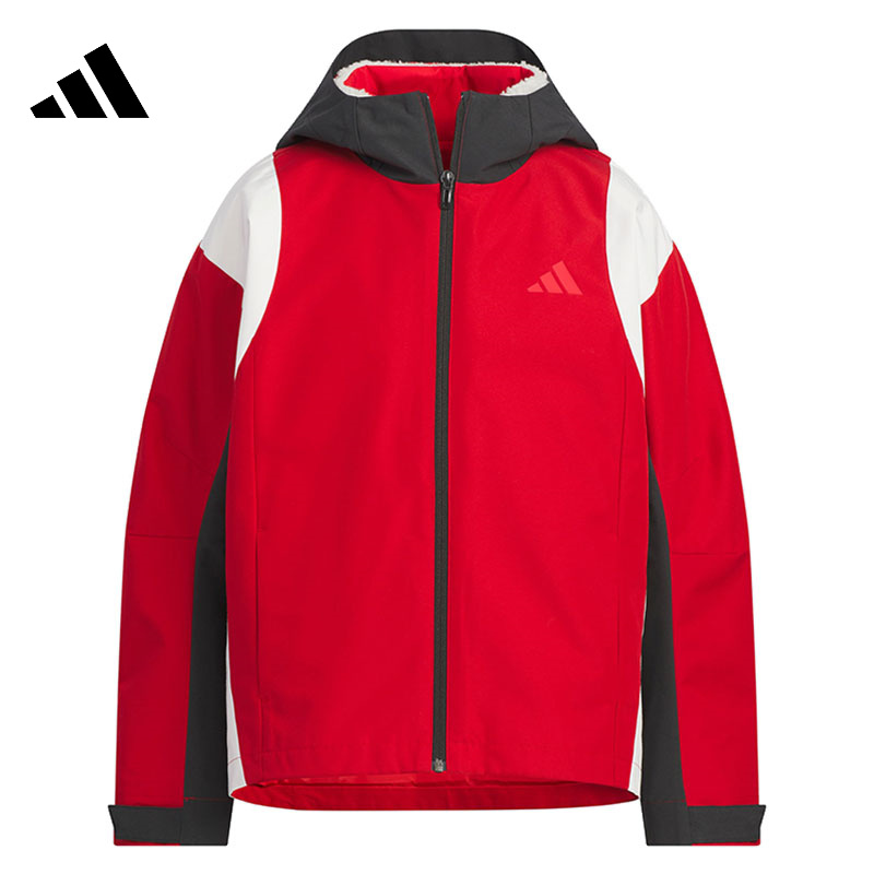 adidas阿迪达斯儿童JK JKT HOODY梭织连帽运动外套KB0579