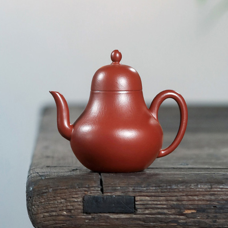 Powerful Jijunhe raw ore pear skin Dahongpao (Siting) purple sand teapot capacity 170ml
