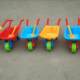 Large single-wheeled single-wheeled two-wheeled children's toy trolley for men and women, beach bulldozing, outdoor push toy cart
