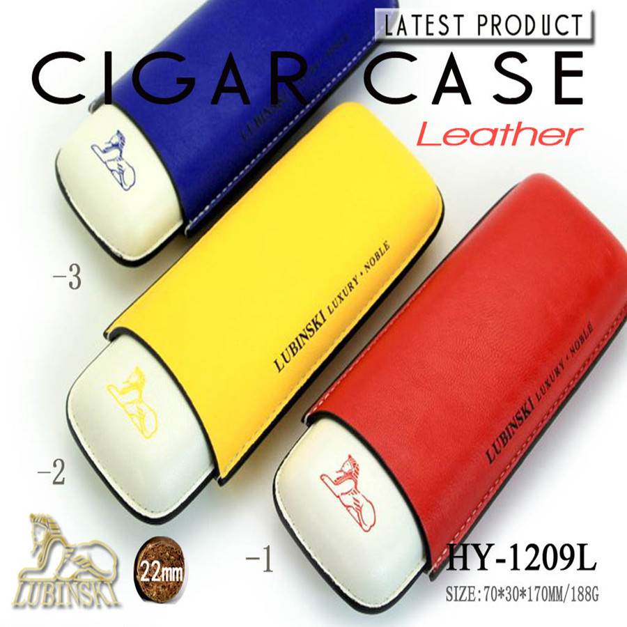 New two-pack of colorful cigar tubes