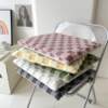New anti-slip plush cushion beauty gingham Thai rabbit velvet cushion tatami bay window cushion chair cushion
